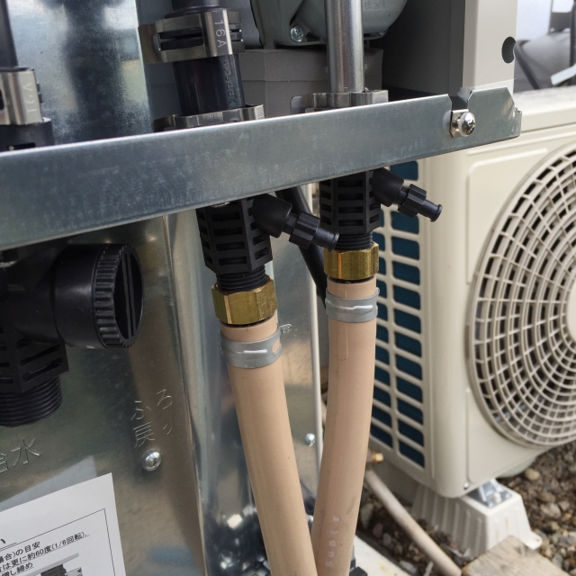 コロナエコキュート460L　CHP-4610  B配管交換