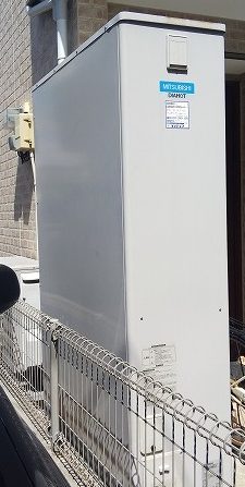 三菱エコキュート追いだきフルオート430L 　B配管交換　神戸市尼崎市 04.07