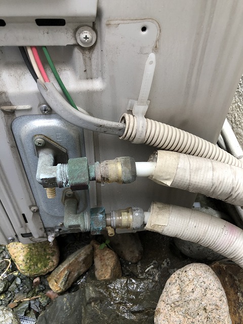 三菱エコキュート追いだきフルオート370L 　B配管交換　兵庫県尼崎市　06.21