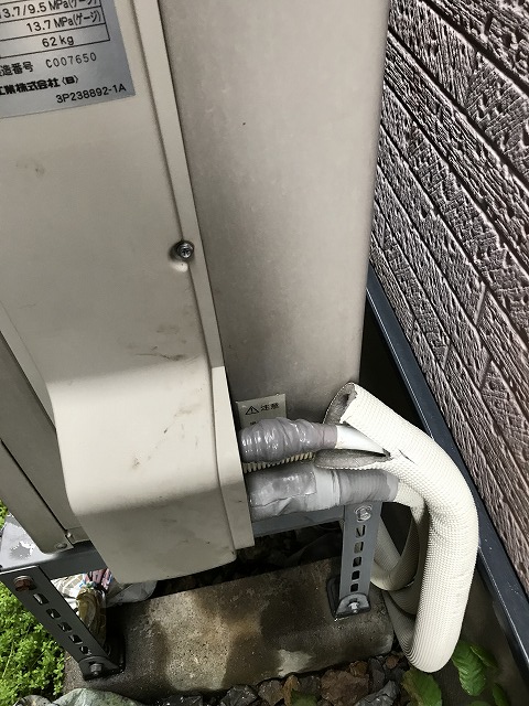 ダイキンエコキュートTU37KFCV460ＬのＢ配管交換
