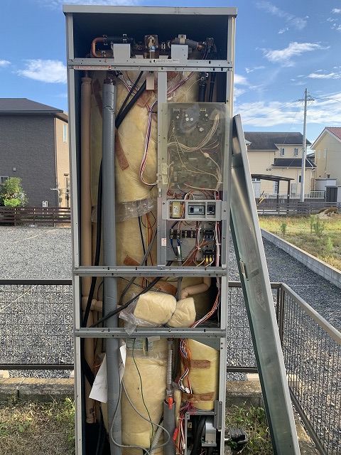 三菱電気温水器フルオート 460L　給湯混合弁交換　三重県四日市