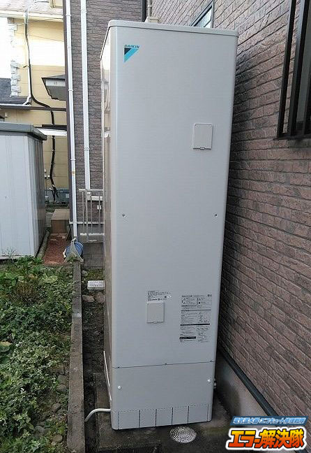 東芝エコキュートフルオート 460Lから ダイキンエコキュートフルオートへ入替え　石川県能美市