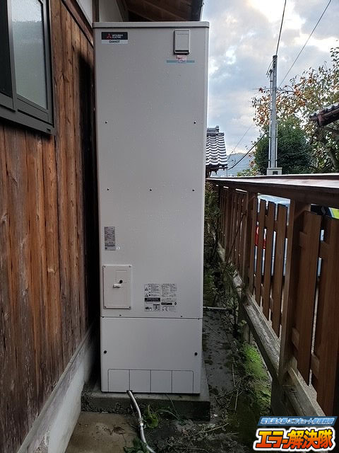 （施工後）三菱電気温水器（追いだき）から三菱エコキュートへの入れ替え施工事例