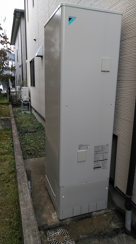 三菱エコキュートフルオートから ダイキンエコキュートフルオートへ入替え　石川県野々市市