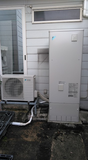 三菱エコキュート370Lから　ダイキンエコキュート370Lへ入替え　富山県富山市