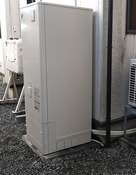 三菱エコキュートから　ダイキンエコキュートへ　入替え　富山県富山市