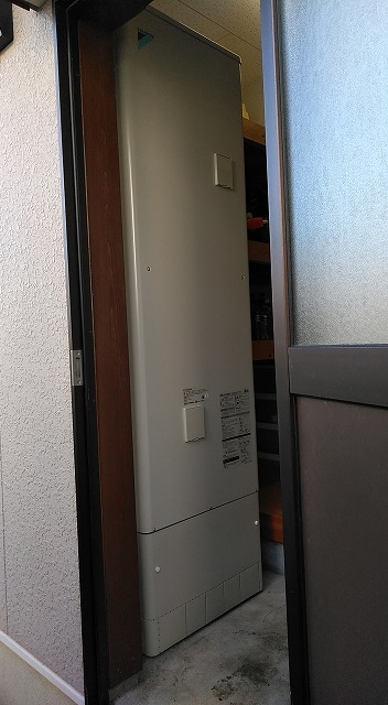 三菱電気温水器給湯タイプから ダイキンエコキュートフルオートへ入替え　富山県高岡市