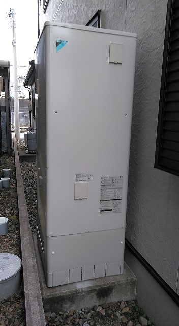 三菱電気温水器460Lからダイキンエコキュート460Lへ入替え　石川県白山市