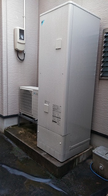 三菱 エコキュートフルオートからダイキンエコキュートへ入替え　石川県河北郡