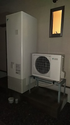 三菱エコキュート370Lからダイキンエコキュート460Lへ入替え　富山県富山市