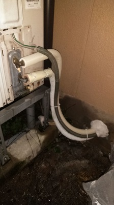 三菱エコキュートフルオート370L　B配管交換　石川県河北郡