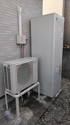 日立ハウステックエコキュート460Lからダイキンエコキュート460Lへ入替え　富山県富山市