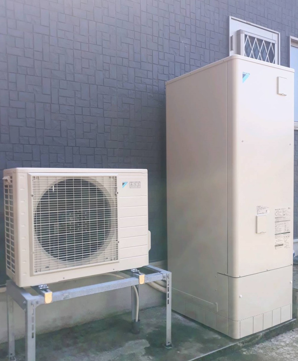 日立エコキュート460Lからダイキンエコキュートフルオート370Lへ入替え 石川県野々市市